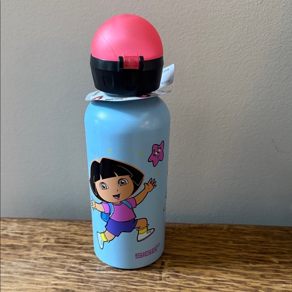 Dora the Explorer & Swiper Sigg Kids Reusable Aluminum Water Bottle .4 liters - Picture 1 of 11